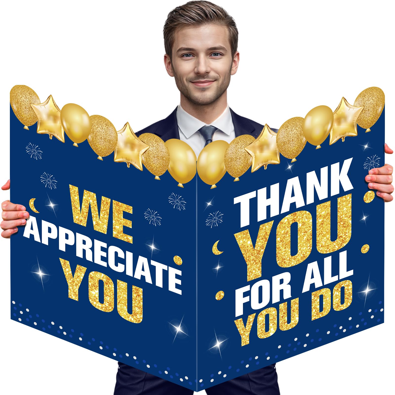 Innovoscape We Appreciate You Card Large Thank You Card Farewell Greeting Card Gift Thank You For All You Do Employee Staff Appreciation Gifts Teacher