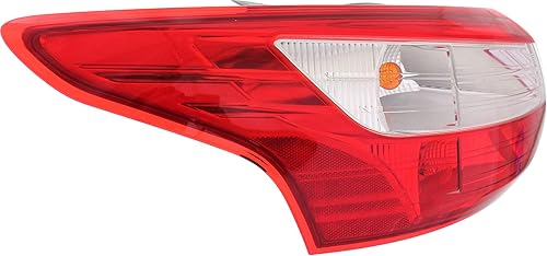 Miniatura 3 de Evan Fischer Conjunto de luz trasera compatible con Ford Focus 2012-2014 Outer Sedan lado del conductor