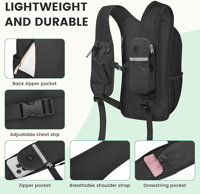 Mochila Pequeña de Senderismo 15L - Plegable Ligera para Viajes Camping miniatura 4