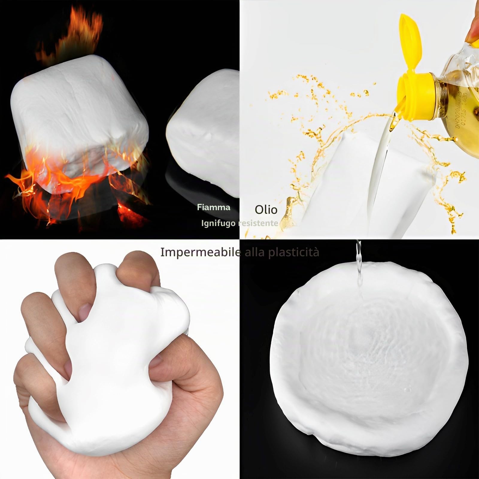 Sigillante impermeabile multiuso, 8 pezzi, emulsione isolante, riparazione rapida fango, fori e spazi vuoti
