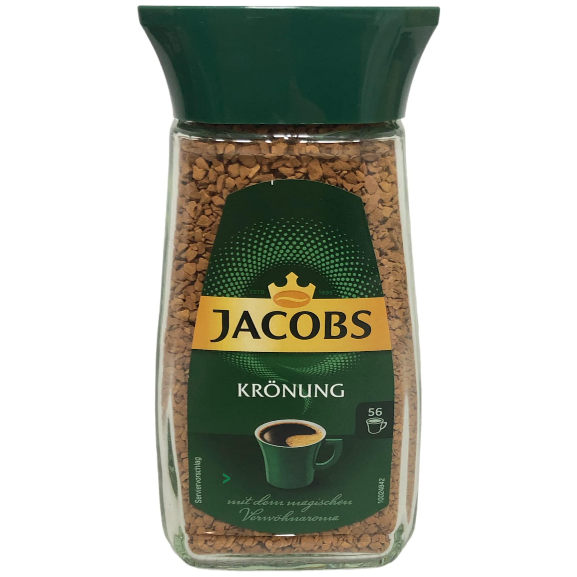 Jacobs Krönung löslicher Kaffee Instantkaffee 6er Pack (6x100g Glas) + usy Block