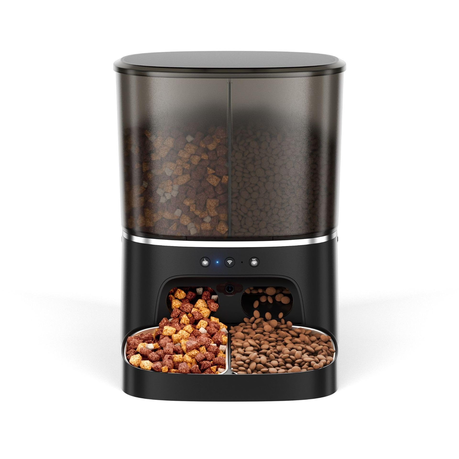 Mangeoire automatique grand volume pour chat et chien avec caméra connectée