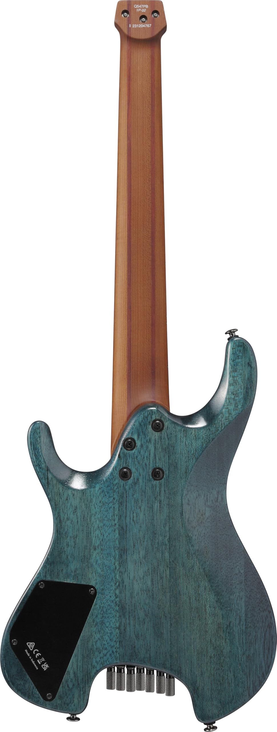 Amazon.com: Ibanez Q547PB 7-string Electric Guitar - Cosmic Blue