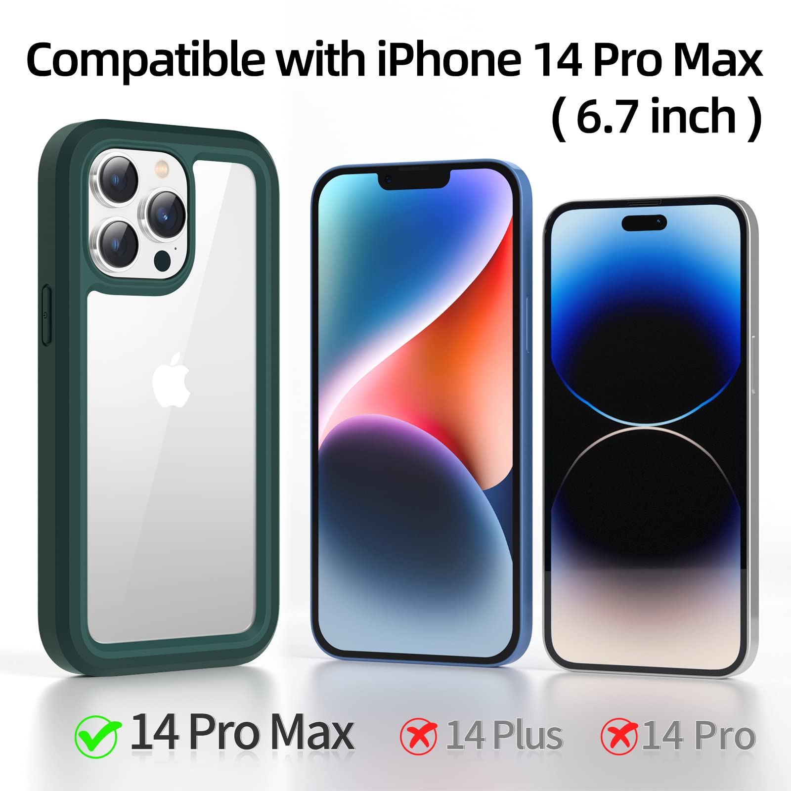 Amazon.com: WXR Compatible with iPhone 14 Pro Max Case 6.7 Inch