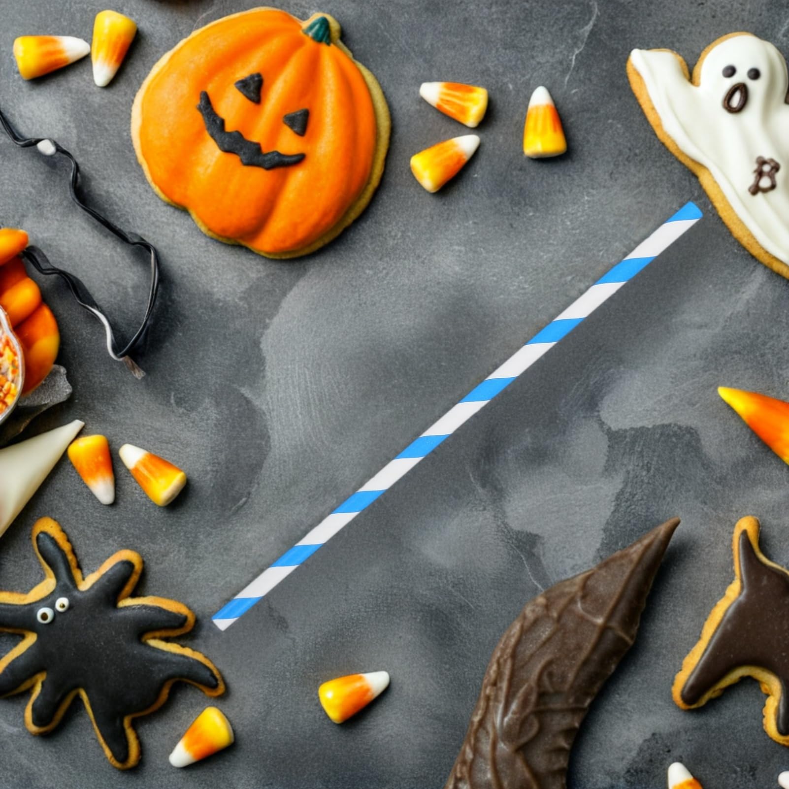 MAGICLULU 150 Stück Gestreifte Lollipop Sticks für Gewerbliche Maschinen Süßigkeiten Sticks für Partys Hochzeiten und Große Veranstaltungen