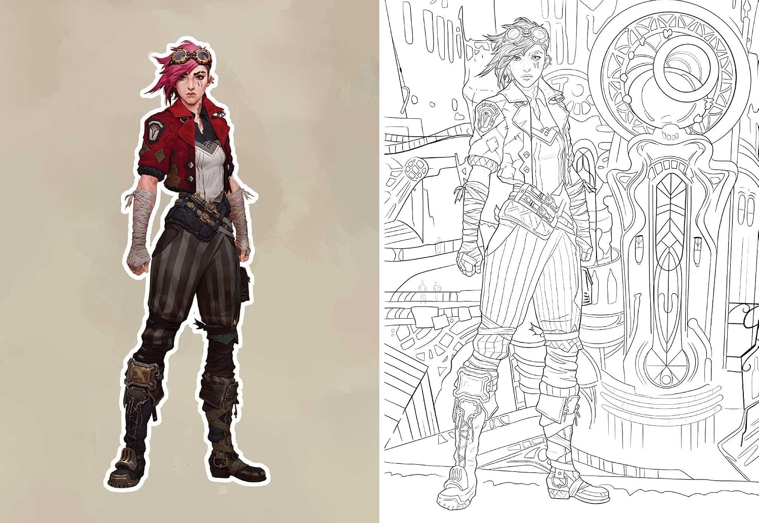 Arcane: The Official Colouring Book