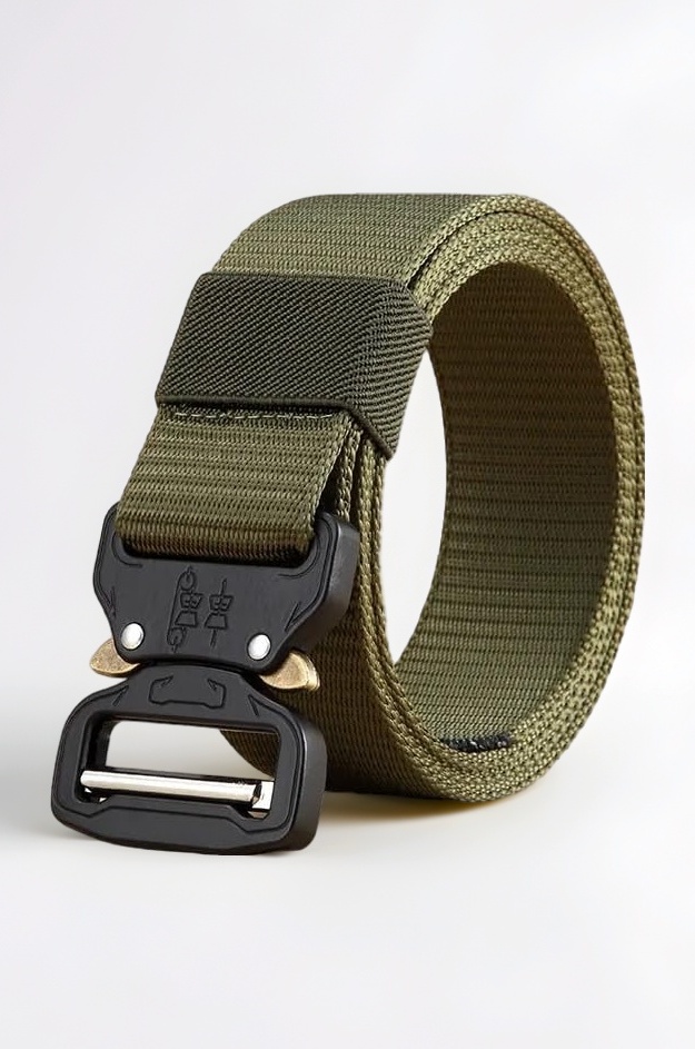 Automatic/Push Lock Nylon Woven Fabric Belt for Men | NB-149 | Fits on upto 40 Inches Waist Size