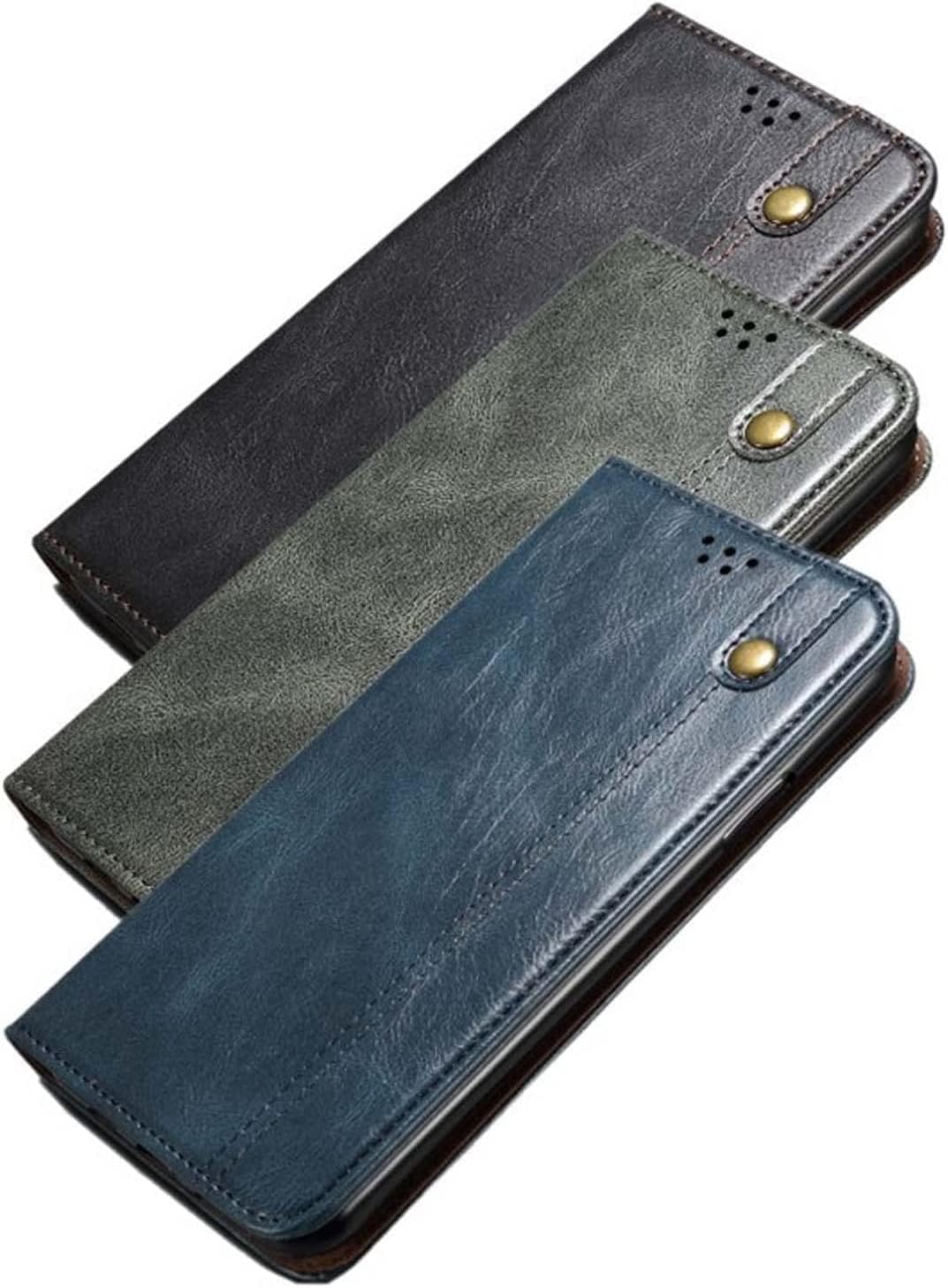 Flip Phone Case Wallet [Card Holder], for Apple iPhone 14 Plus (2022) 6.7 Inch Leather Stend Function Folio Cover (Color : Brown)