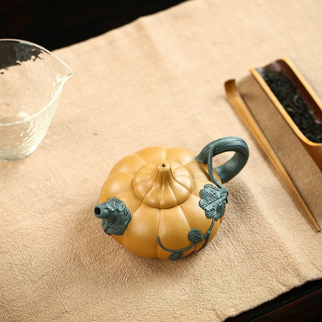 Teapot Zisha Teapot Yixing Traditional Purple Sand Teapot Handmade Products Raw Ore Segment Mud Teapot Creative Pot Type Kungfu Tea Set Pottery Teapot