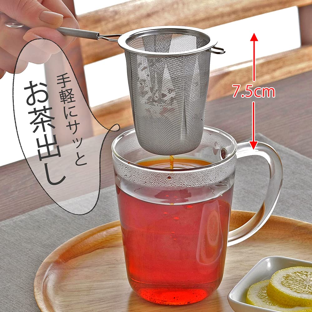 Shimomura Planning 35691 Tsubame Sanjo Tea Strainer, Deep Type