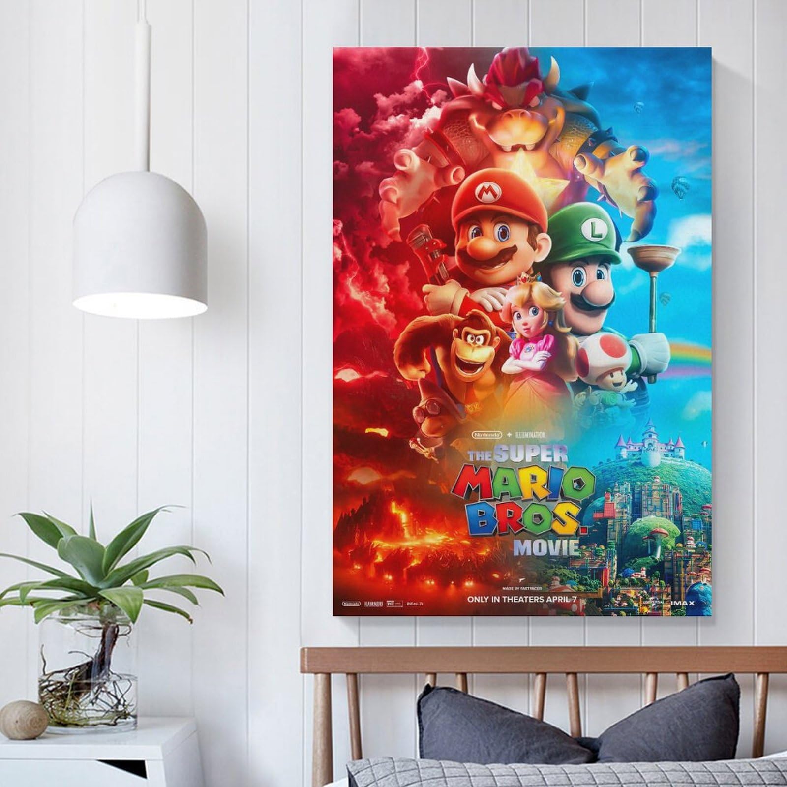 Amazon.co.jp: The Super Mario Bros映画 ポスタースーパーマリオ