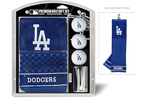 Dodgers MLB Gift Set: Golf Towel, 3 Golf Balls, 14 Golf Tees
