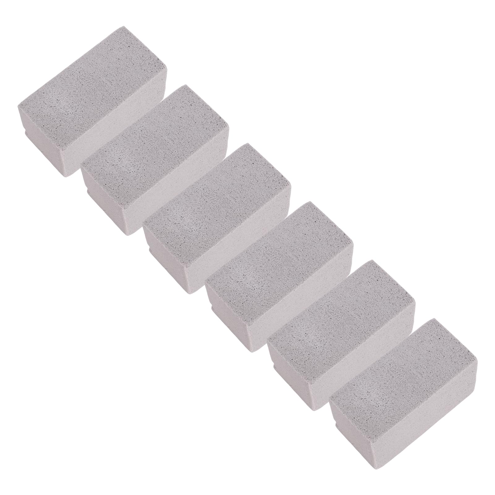 Zerodis 6 Piedras Pómez para Piscina, Bloques de Limpieza de PVC para Eliminar Depósitos de Calcio y Cal en Agua Dura, de Larga Duración, para Fregaderos de Cocina, Inodoros, Bañeras y (L)