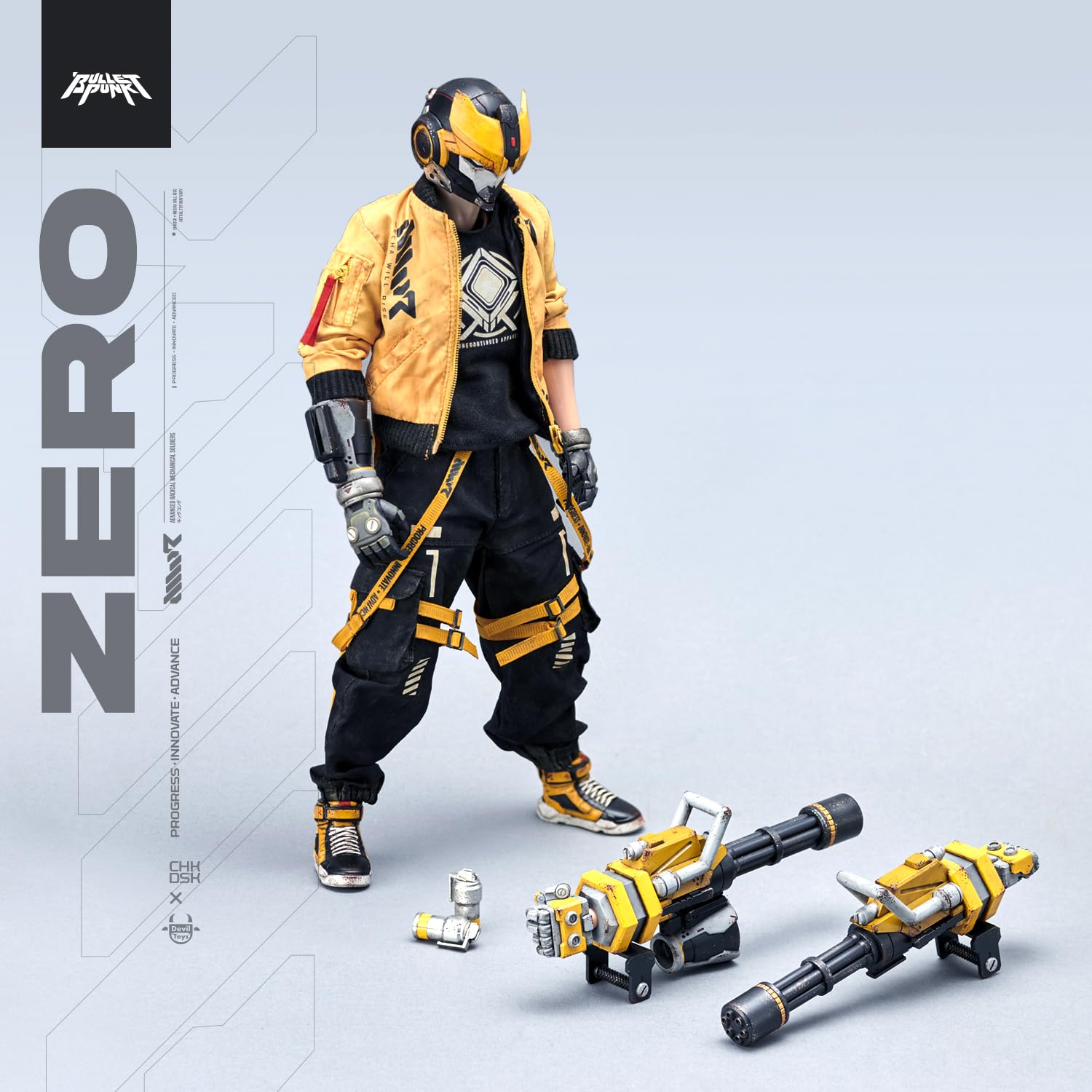 Amazon.co.jp: DEVILTOYS MWR BULLETPUNK ゼロ ZERO 1/6 フィギュア  