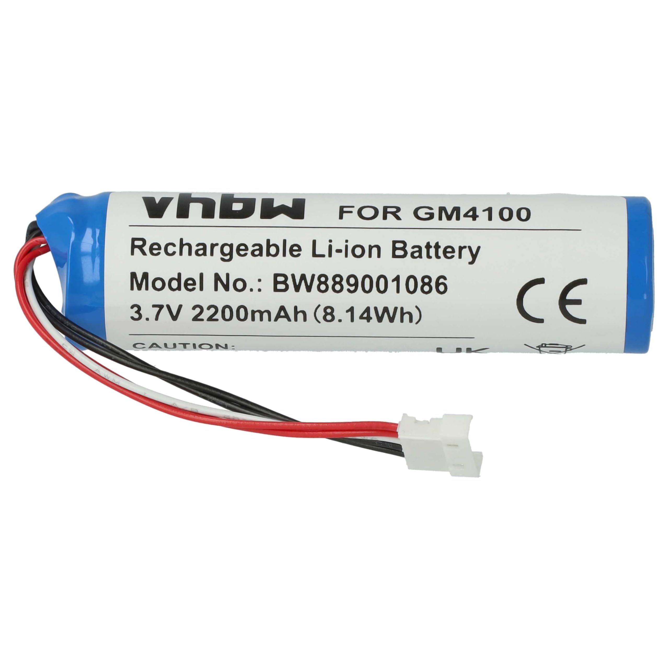 vhbw bateria zastępcza do Datalogic BT-8 RBP-4000 128000894 czytnik kodów kreskowych POS 2200mAh 3,7V Li-Ion