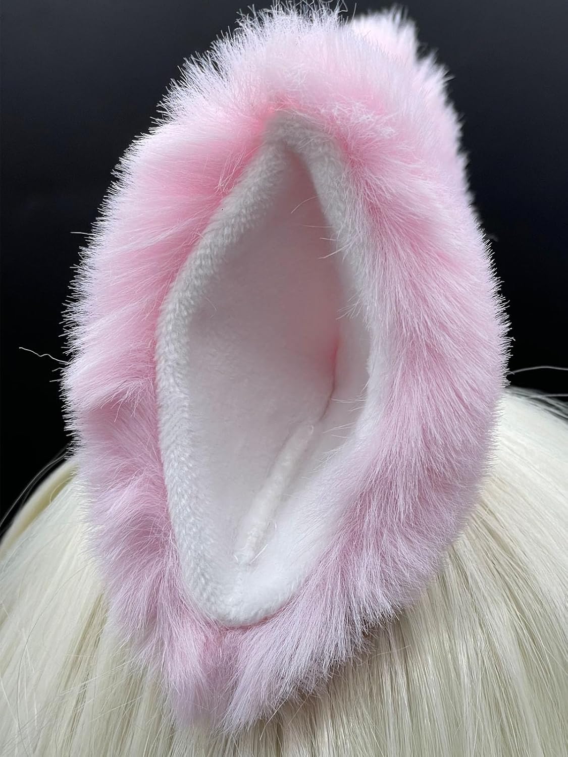 Agymo Fox Wolf Cat Ears Clips, Animal Furry Ears,Christmas Halloween Ears,Cosplay Costume Accessory Funny Gifts - Image 3