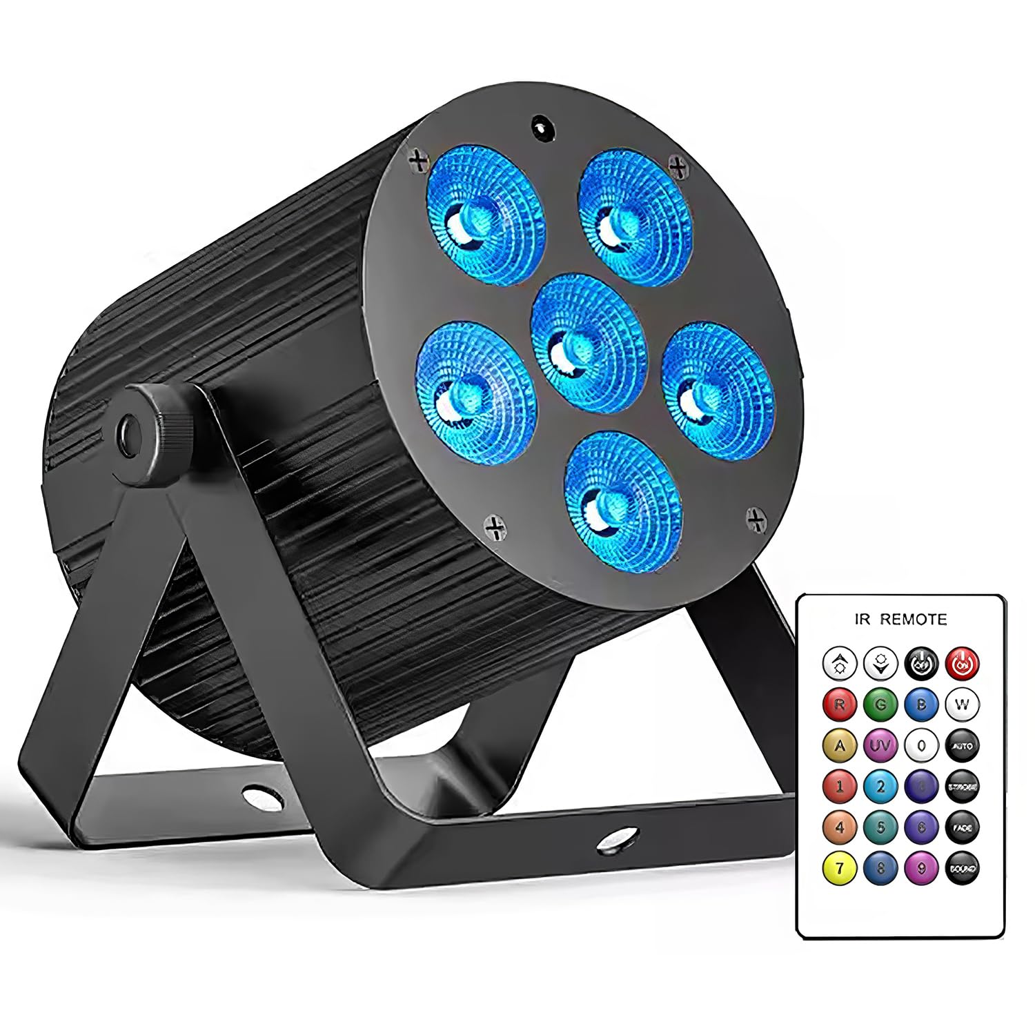 BATTERIED lumières LED RGBWA + UV Uplights 60W pour illuminer tout concert