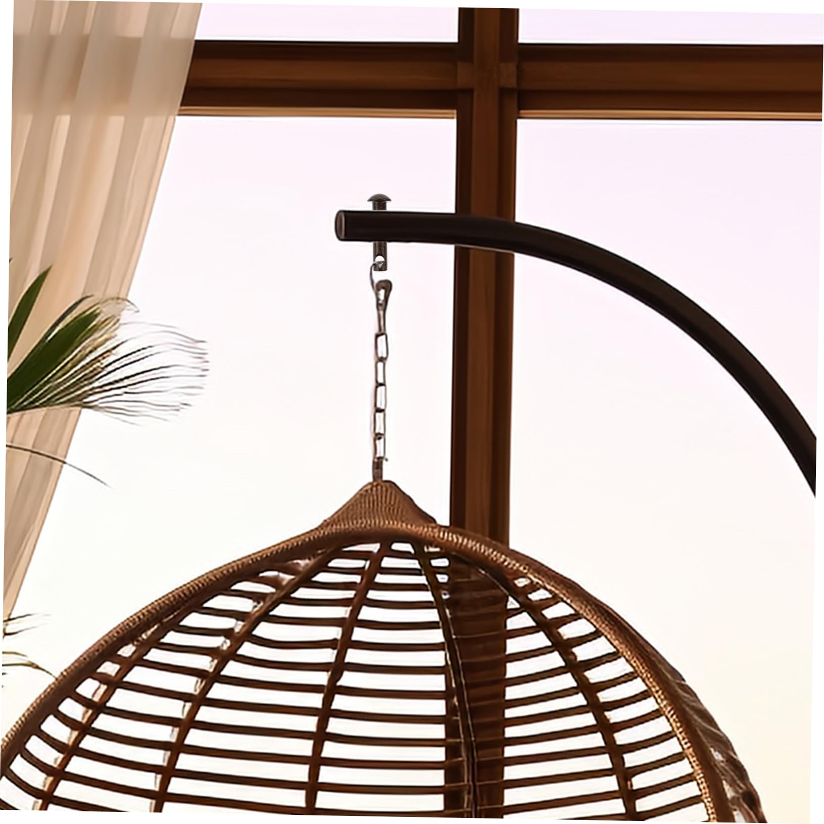 Kisangel 5 Pièces loquet du hamac Chaise Suspendue Crochet de balancelle Crochet balancelle hamacs pour l'extérieur kit de Suspension Chaise hamac Outil de Suspension de hamac