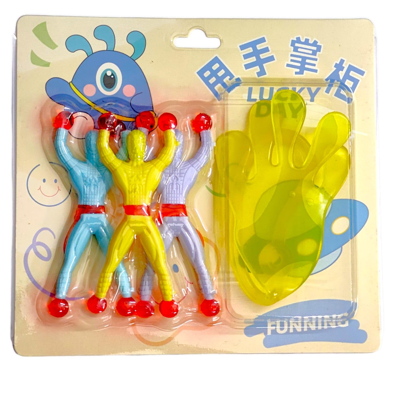 AMANVANI Wall Climber Toy, Rolling Man for Kids, Sticky Climbing Toys, Birthday Return Gift (Pack of 1), Multicolor