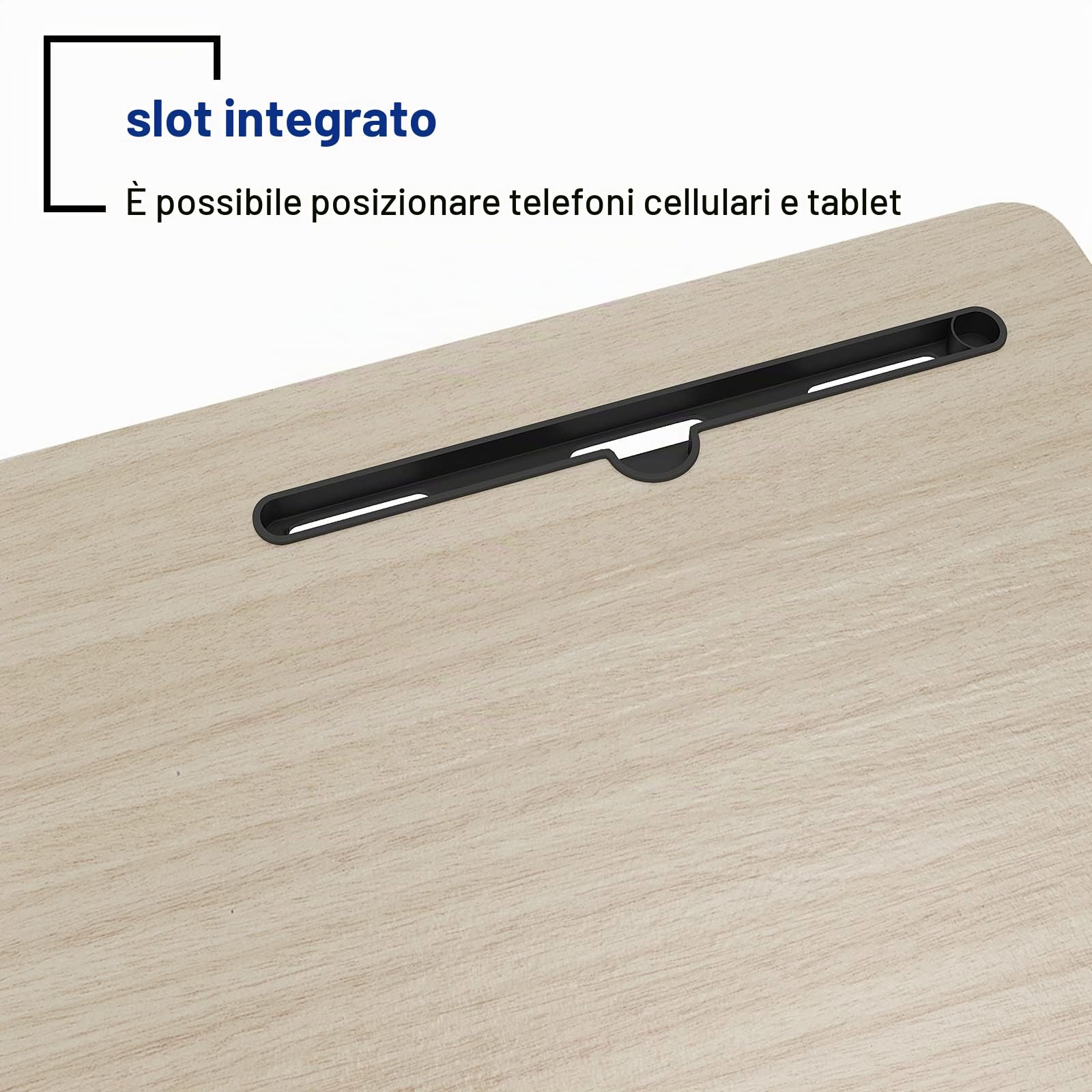 SogesHome Tavolo da Lavoro 80 x 40 cm Mobile Scrivania Computer di Supporto Regolabile in Altezza Tavolino per Divano-Letto Ospedale Infermeria Lettura Mangiare, 05#3-80MP-SH