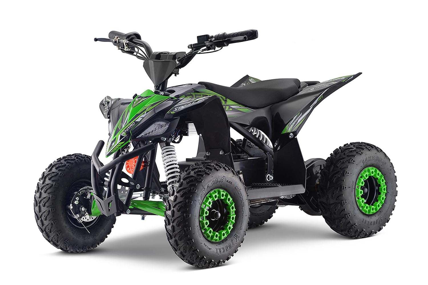 Nitro Motors 1500W Eco midi Kinder Quad Replay DLX 6', Farbe:Grün