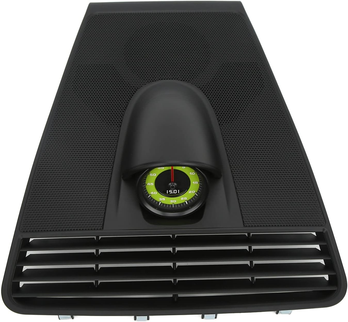 Dash Clock Bezel, ABS Iron Replacement Part 971 858 122 A with Original Fitment, for 2017 2020 (Green Stopwatch)