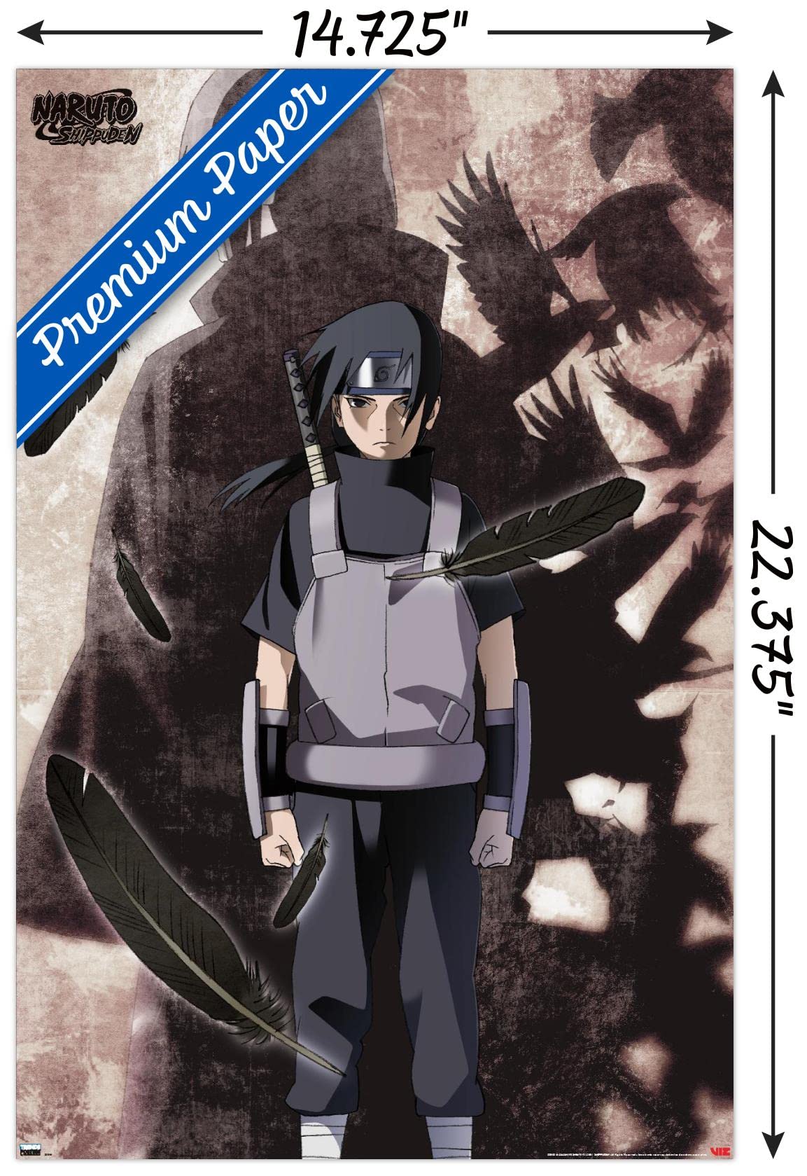 Amazon.co.jp: NARUTO - ナルト疾風伝 - イタチうちはウォールポスター