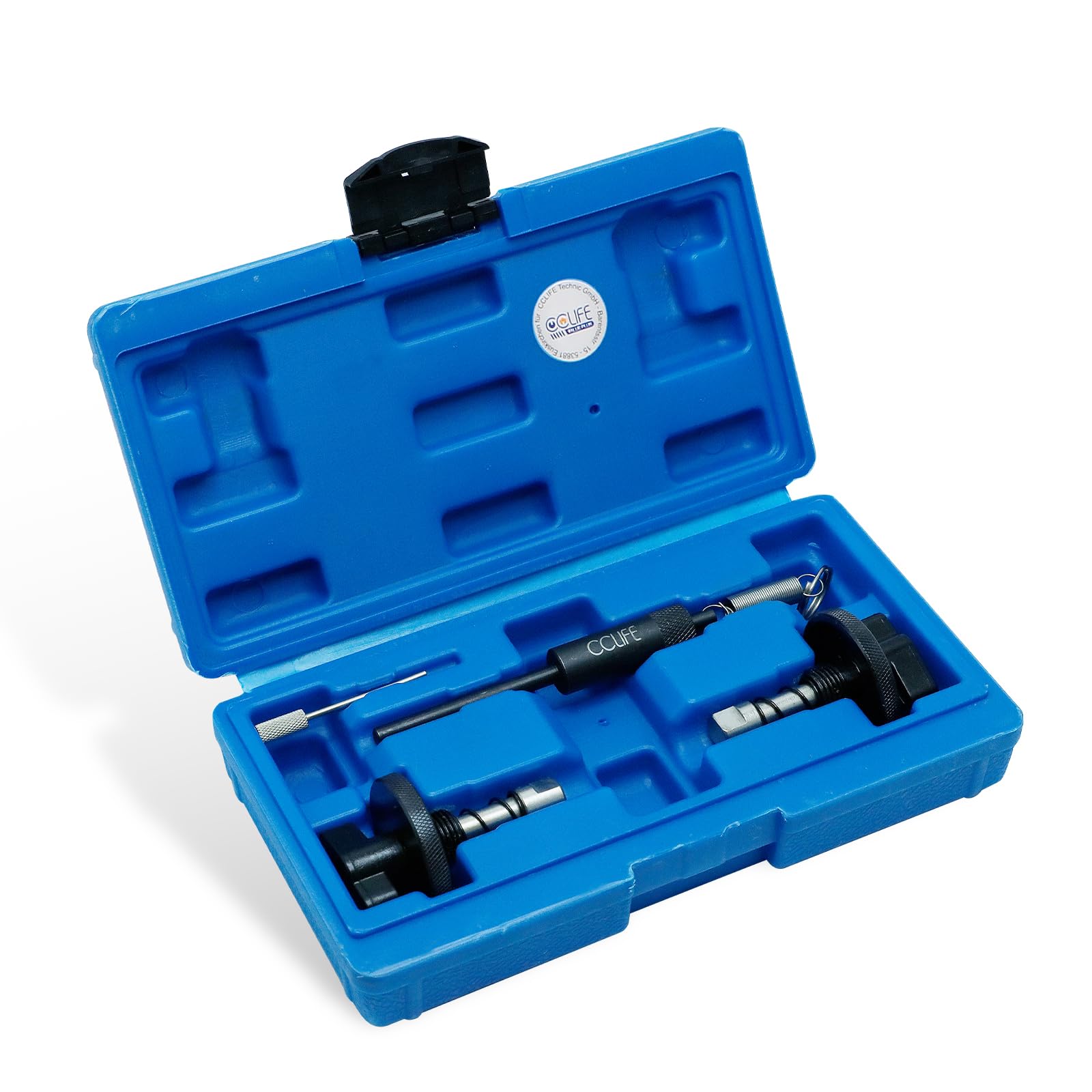 CCLIFE 4Pezzi Motore Diesel Set Fasatura Bloccaggio Motore Diesel Timing Kit messa in fase motoredi bloccaggio per Alfa Romeo Fiat Ford Lancia Suzuki Opel, Kit Messa in Fase Fiat 1.3 Multijet