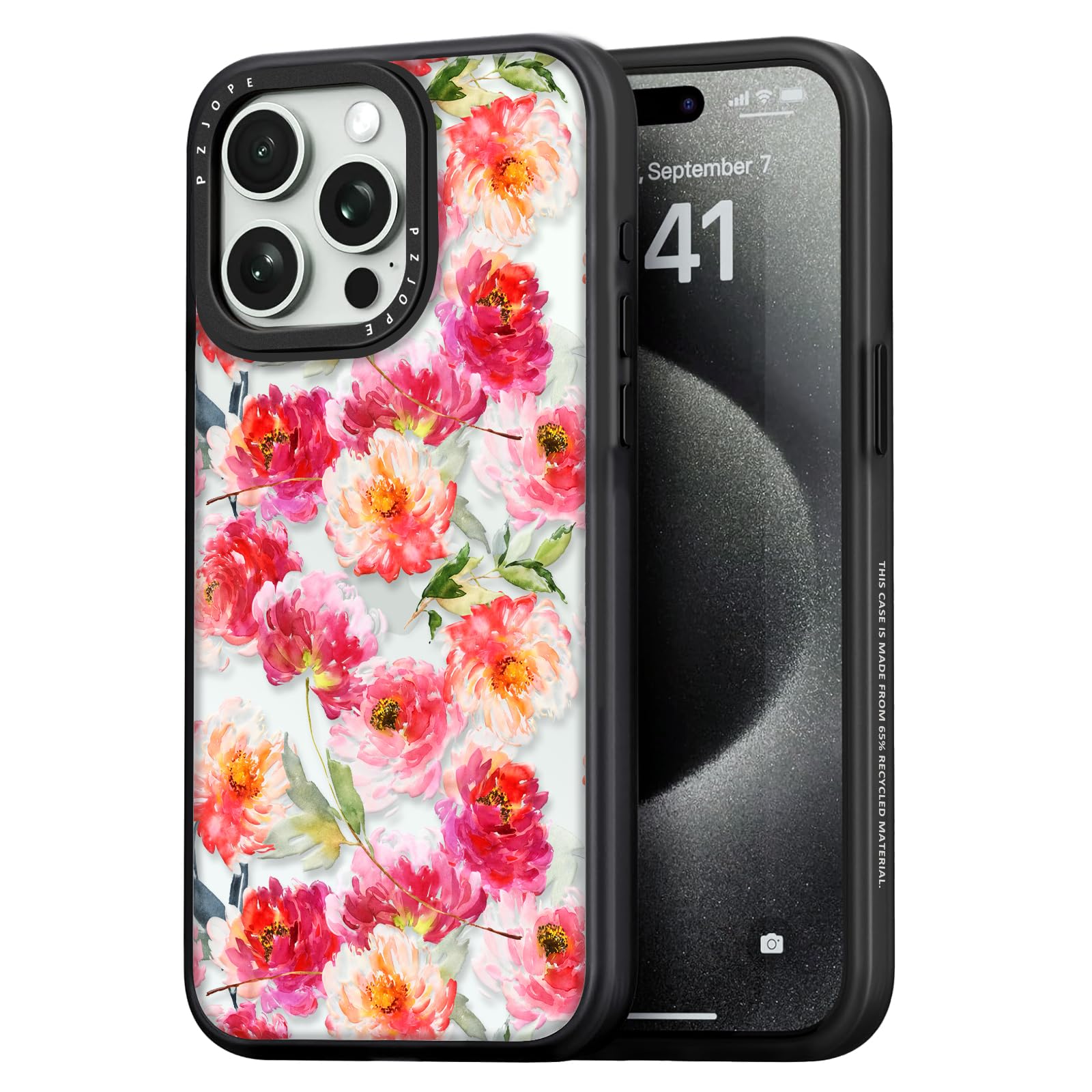 Coque iPhone 15 Pro Max fleur aquarelle esthétique pour sublimer votre quotidien