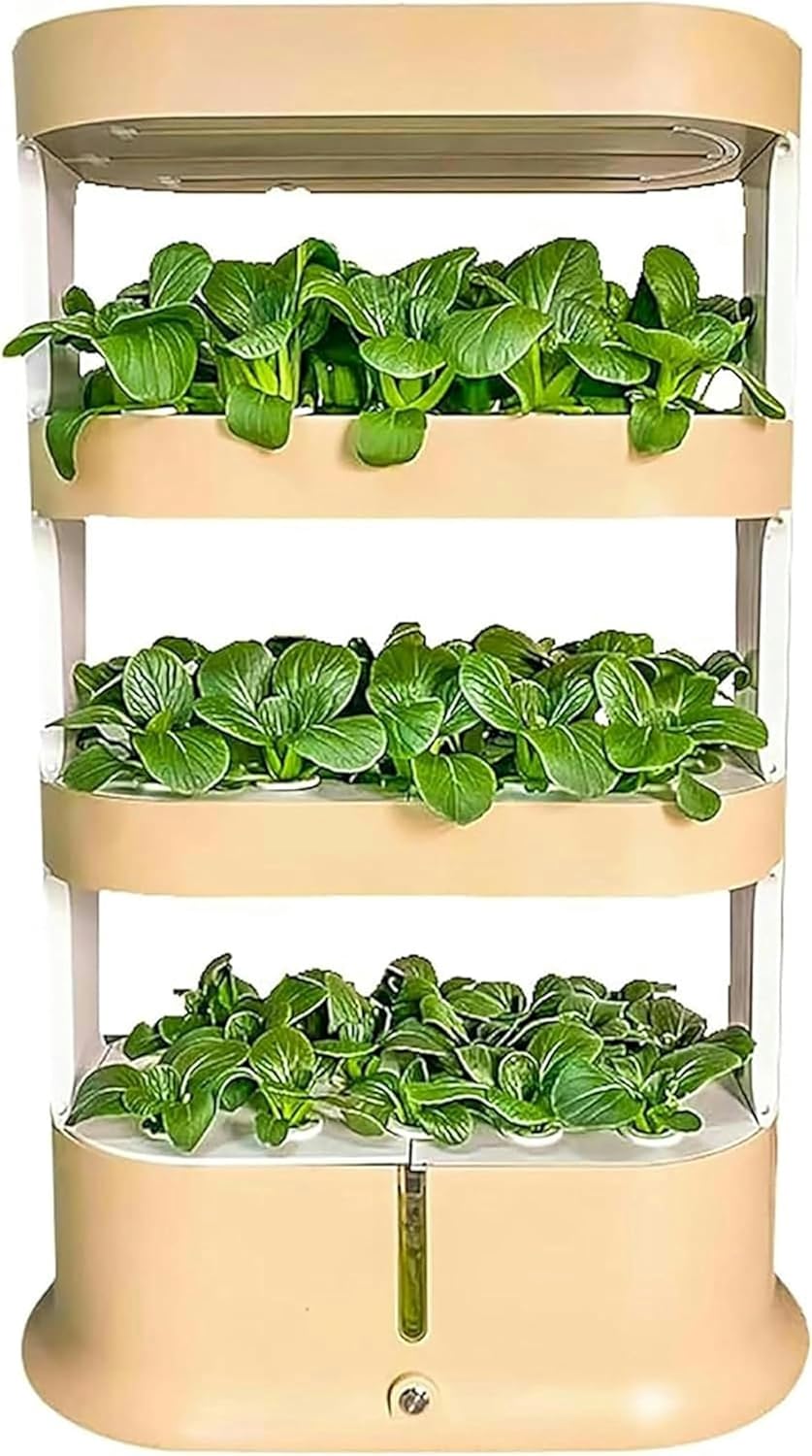 Hydroponic Garden Cultivation 48 Capsules Hydroponic Tower, Plant Germination Kit Aironic Culture Kit with LED Cultivation Light;Automatic Irrigation/1 You.