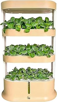 Hydroponic Garden Cultivation 48 Capsules Hydroponic Tower, Plant Germination Kit Aironic Culture Kit With LED Cultivation Light;Automatic Irrigation/1 You.
