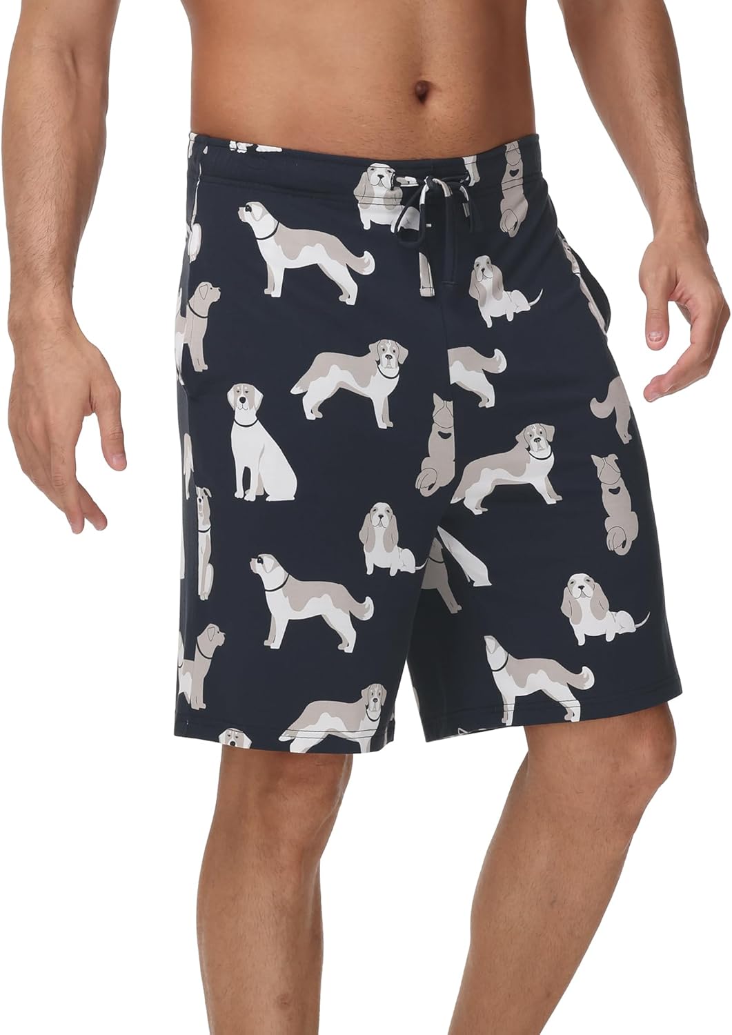 WiWi Mens Pajama Shorts Super Soft Lounge Bottoms Bamboo Viscose Cooling Sleep Bottom with Pockets S-3X - Image 3