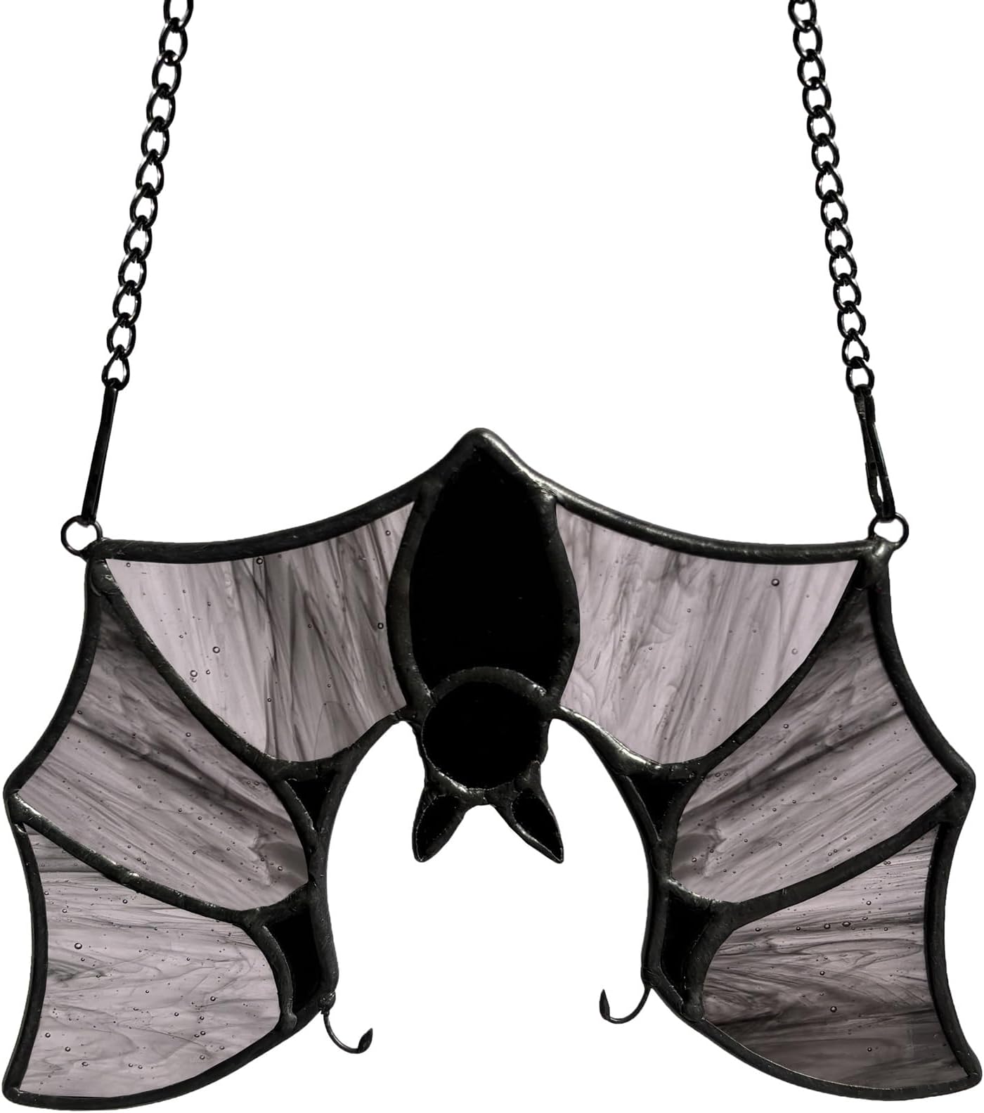 Stained Glass Bat Decor Window Hangings Ornament, Gothic Bat Suncatcher Halloween Decorations Gifts, Handmade Occult Sun Catchers Indoor Window Home Decor