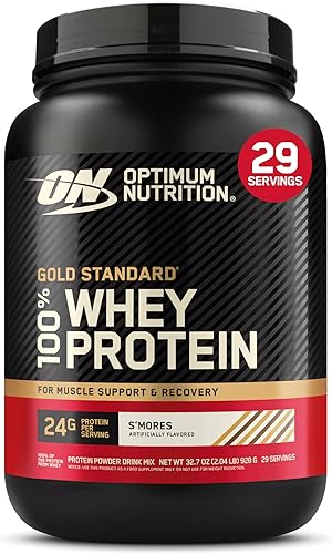 Vista 22 de Optimum Nutrition Gold Standard 100% proteína de suero en polvo, chocolate con leche extremo, 10 libras (el embalaje puede variar)