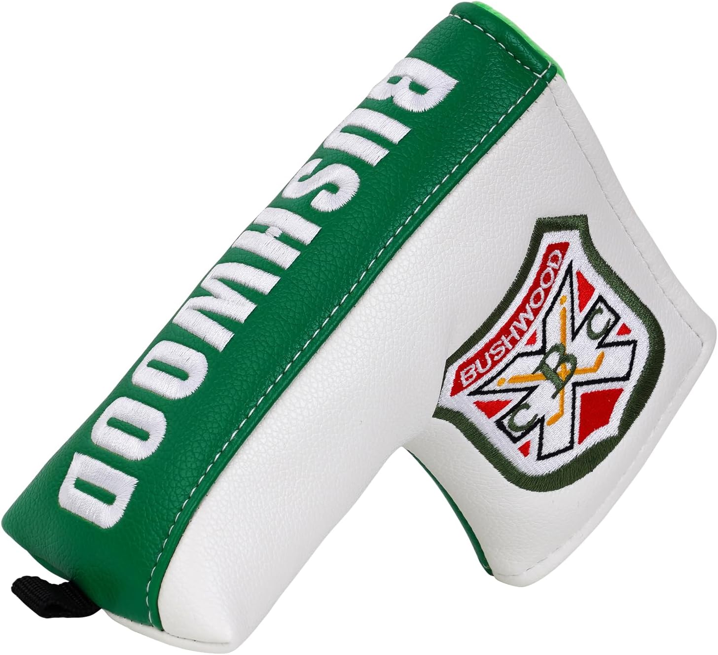 Craftsman Golf Bushwood Golf White and Green Putter Headcover Cover Protector for Blade and L.A.B. Golf DF3 Putters