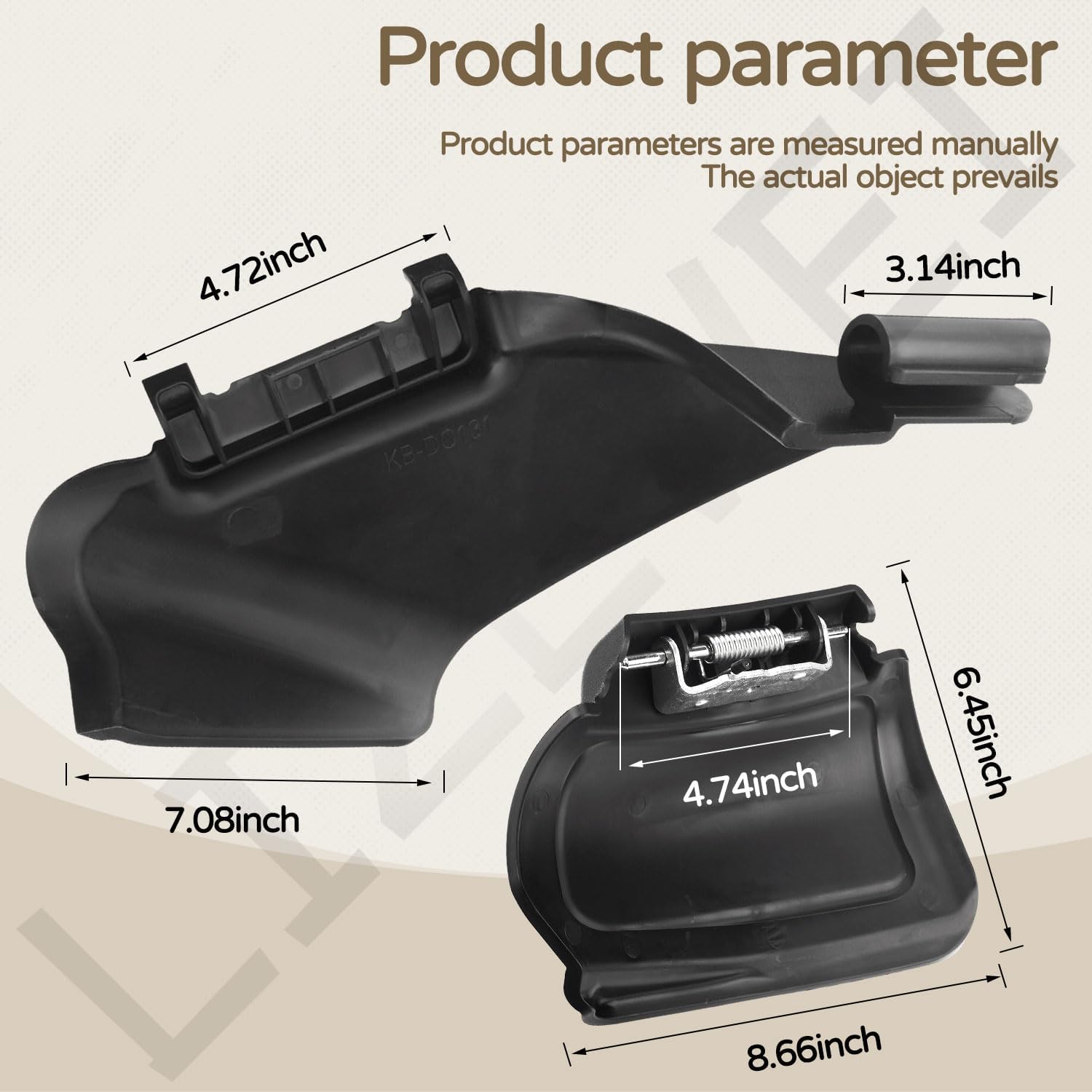 731-07131 987-02516A Side Discharge Chute and Hinged Mulching Plug Compatible with MTD Craftsman Lawn Mower. for TB110, TB130, TB200, TB230. Replace 731-7131 987-02516