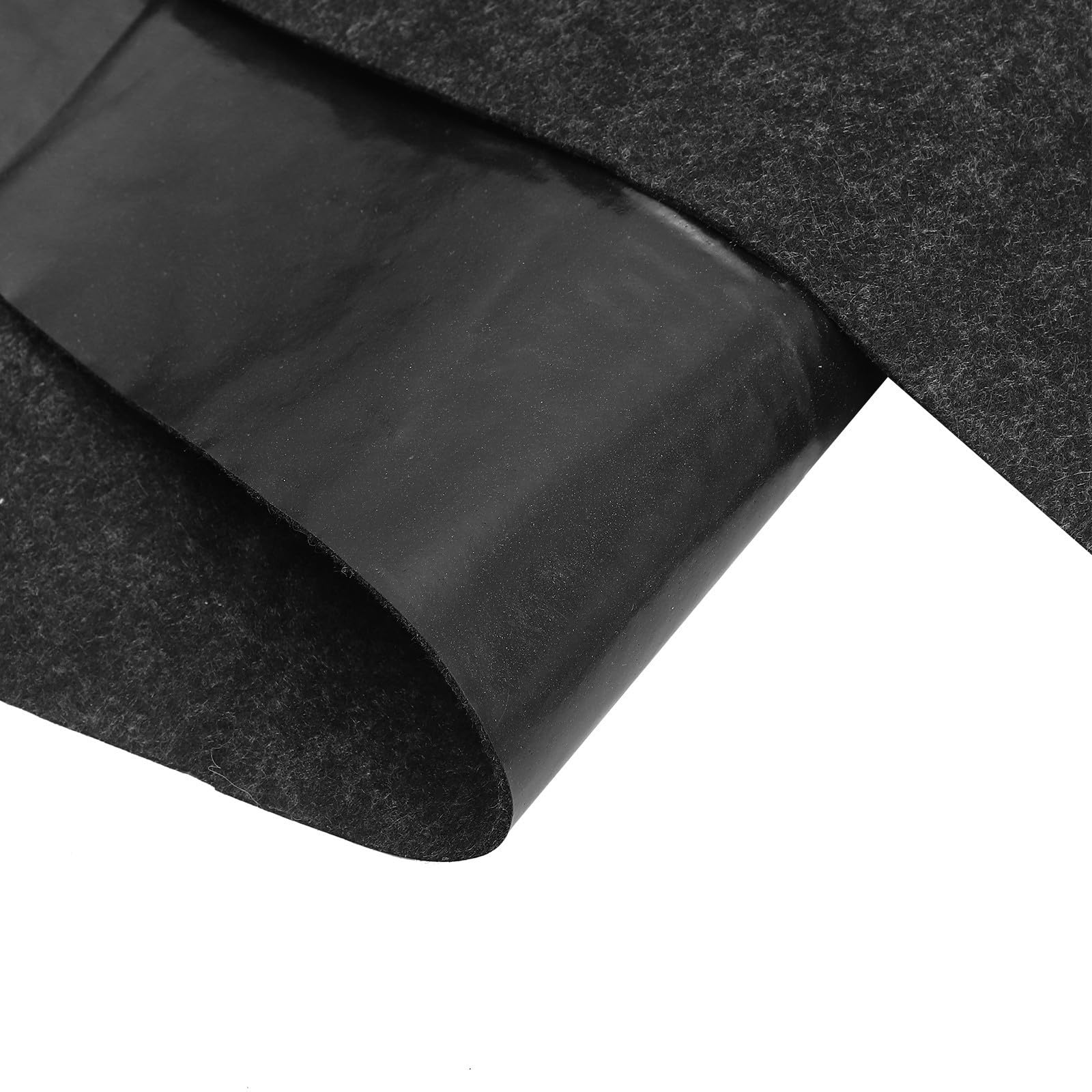 YARNOW Tapis de Spa au Sol 1 Pièce en Feutre PE Noir, Antidérapant