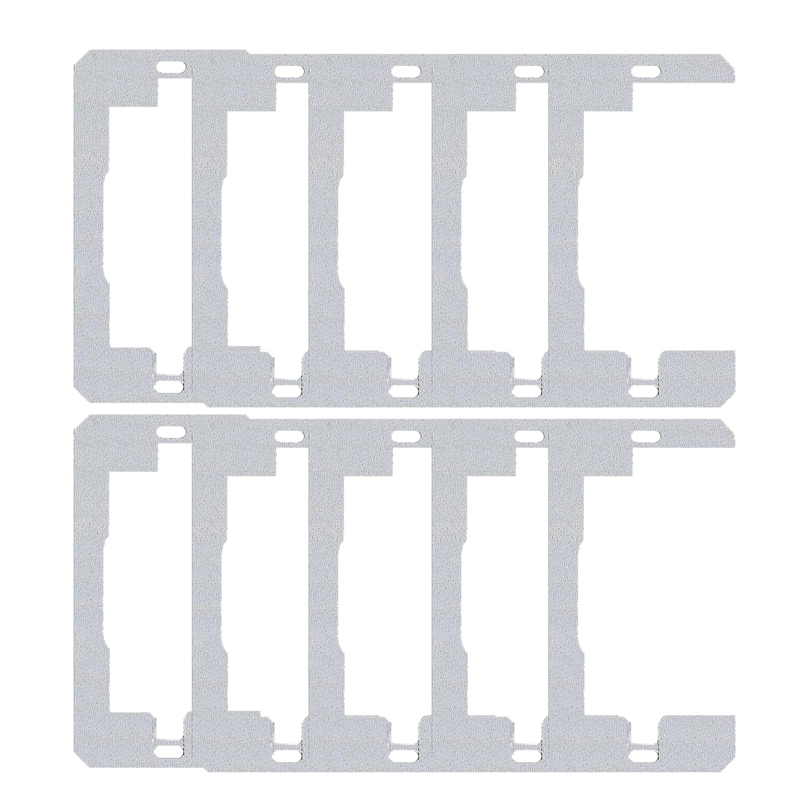 Msioytog 10 Pieces Metal Electrical Outlet Spacer Electrical Box Outlet Box Leveler Shims For Wall Plate Adjustments Shims