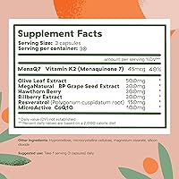 Vista 2 de Brightcore Nutrition Vitality Capsules, Ricas en Magnesio y CoQ10, 90 Cápsulas