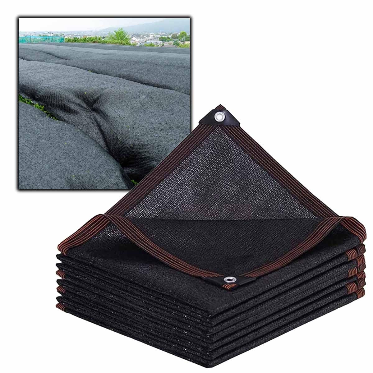 Tissu d'ombrage en maille 90 % avec œillets pour serre et terrasse