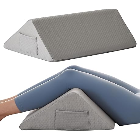 Premium Knee Wedge Pillow for Enhanced Back Pain Relief