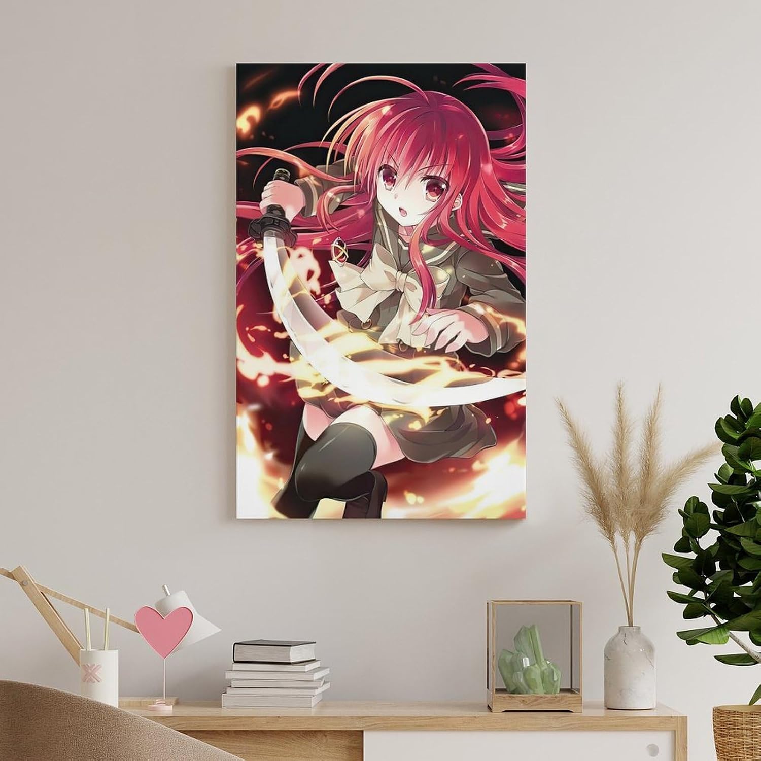 GENERIC 灼眼のシャナ ポスター1 キャンバスアートポスターとウォールアート画像プリント モダンファミリーベッドルーム装飾 フ