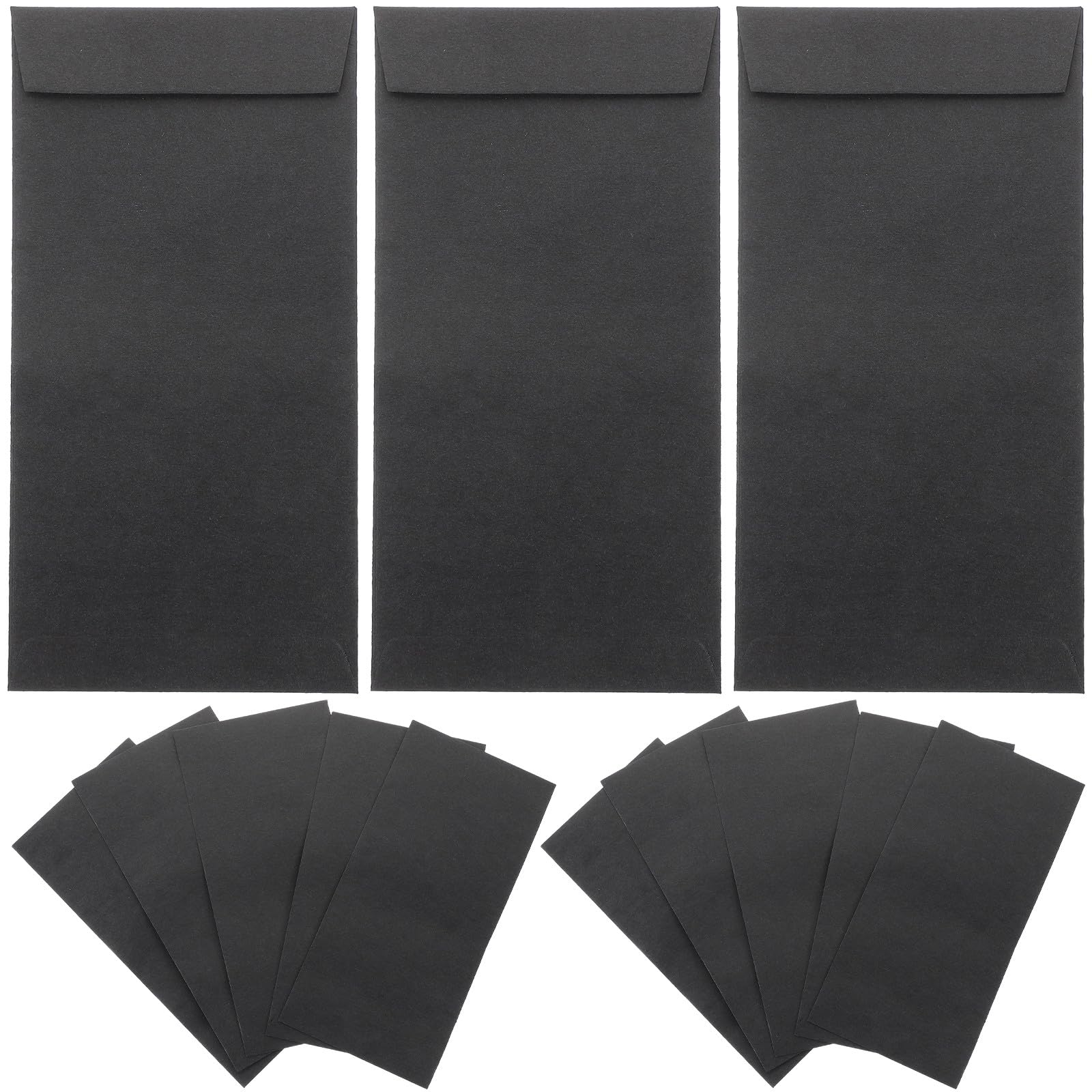 Enveloppes budget noires auto-adhésives petit format pour bureau - 8