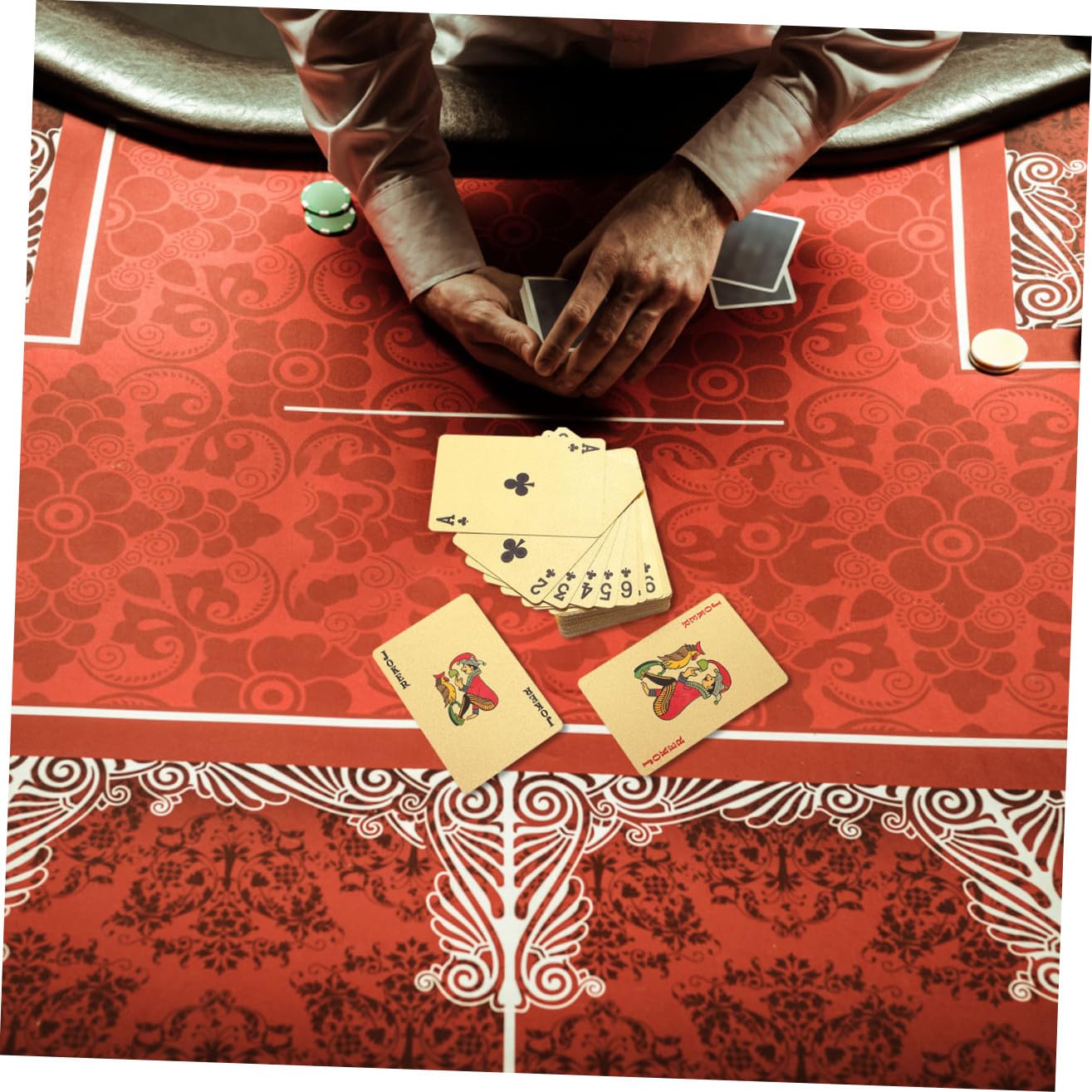 TOYANDONA 3pezzi Poker Pvc Impermeabili e Resistente Per Intrattenimento Assicurato
