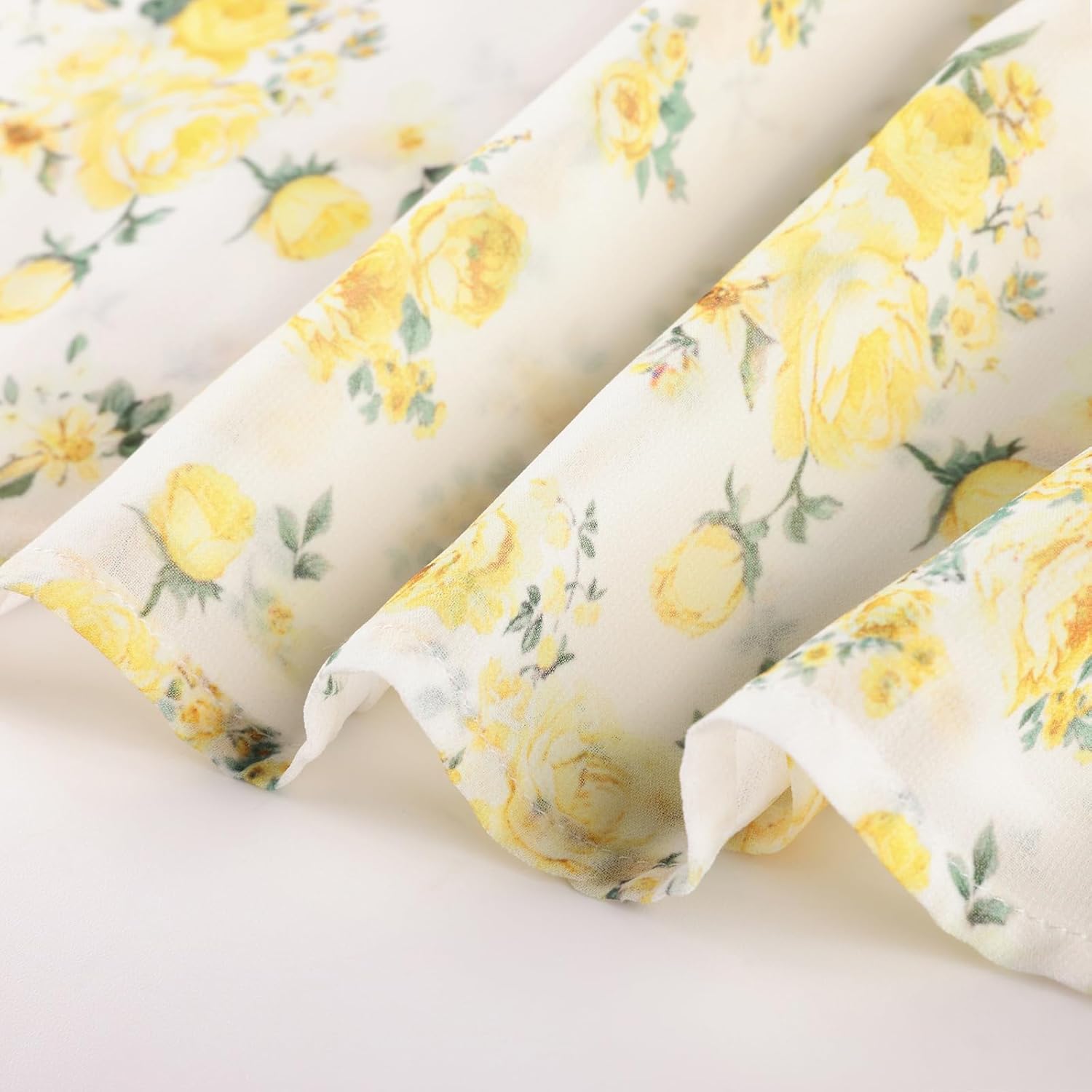 Scarlet Darkness 2026 Summer Floral Dress for Women Cottagecore Smocked Midi Dresses - Image 9