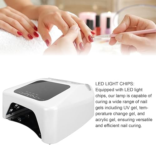 Miniatura 4 de Lámpara LED de uñas de gel de 72 W, sensor automático, herramientas de arte profesional, mango portátil para esmalte de uñas, gel y secadora de uñas
