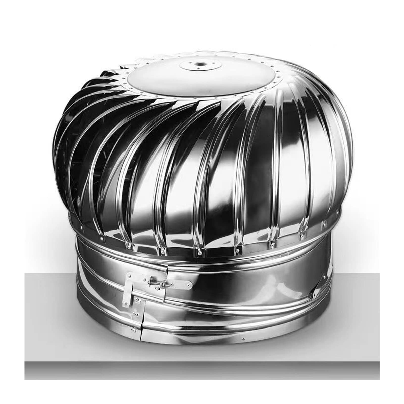 ROFBIHG Galvanized Turbines Roof Ventilator, Flue Waterproof Vent, Wind Turbines Air Vents, for Roof Chimney Vents, Fireplace Vents Fast Air Circulation, Easy Connecting