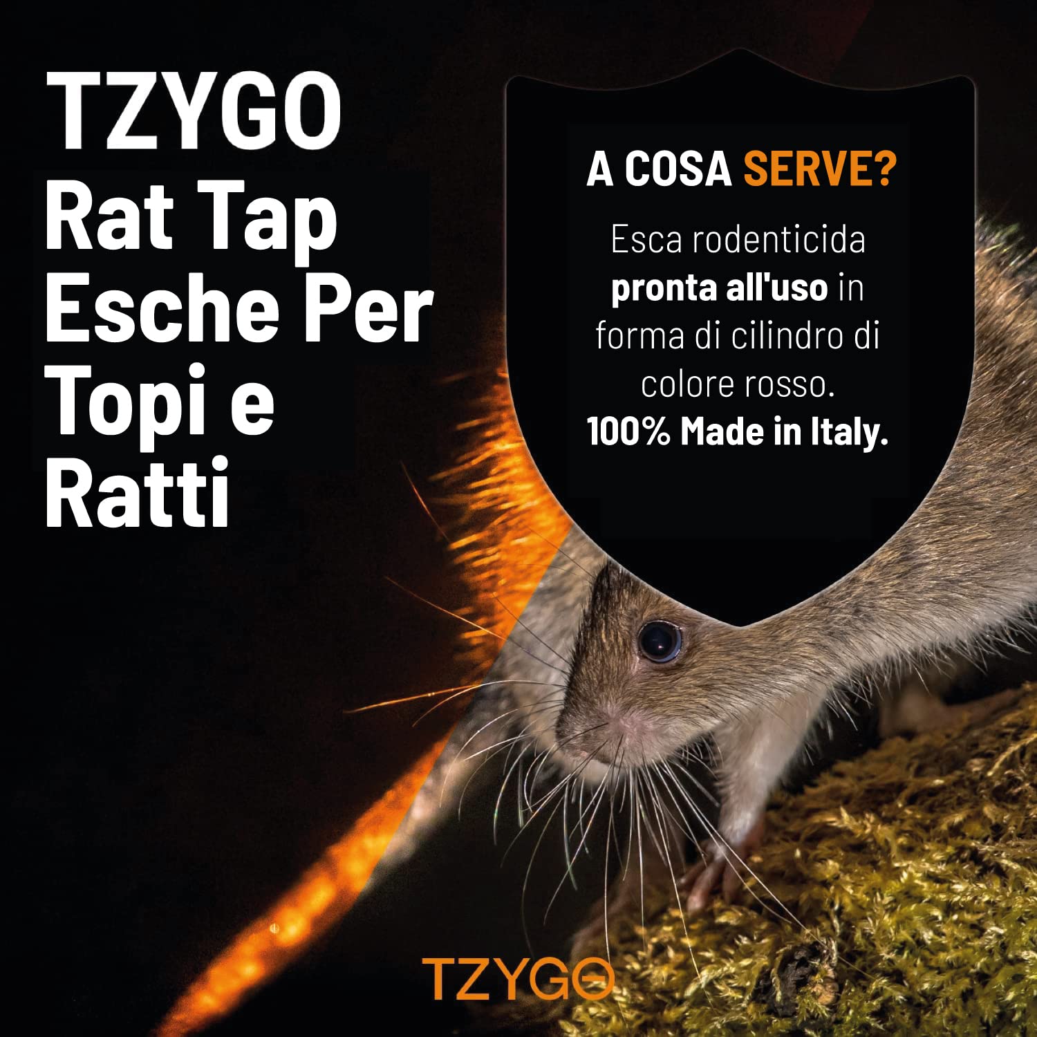 Rat Tap | Attrattivo per Topi |Attrattivo per Roditori alla Nocciola | Non Tossico | 1 Barattolo 20 PCS