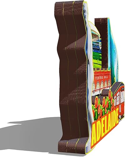 Miniatura 2 de Adelaide Australia - Imán de madera 3D para nevera, recuerdos coleccionables, decoración hecha a mano, artesanías, 4