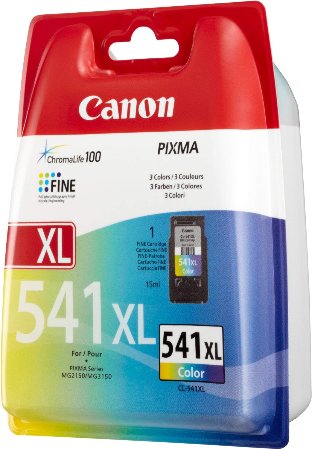 Canon CL-541XL Farbpatrone C/M/Y – Cyan, Magenta, Gelb